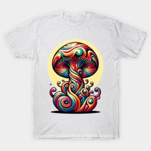 Mushroom Retro T-Shirt